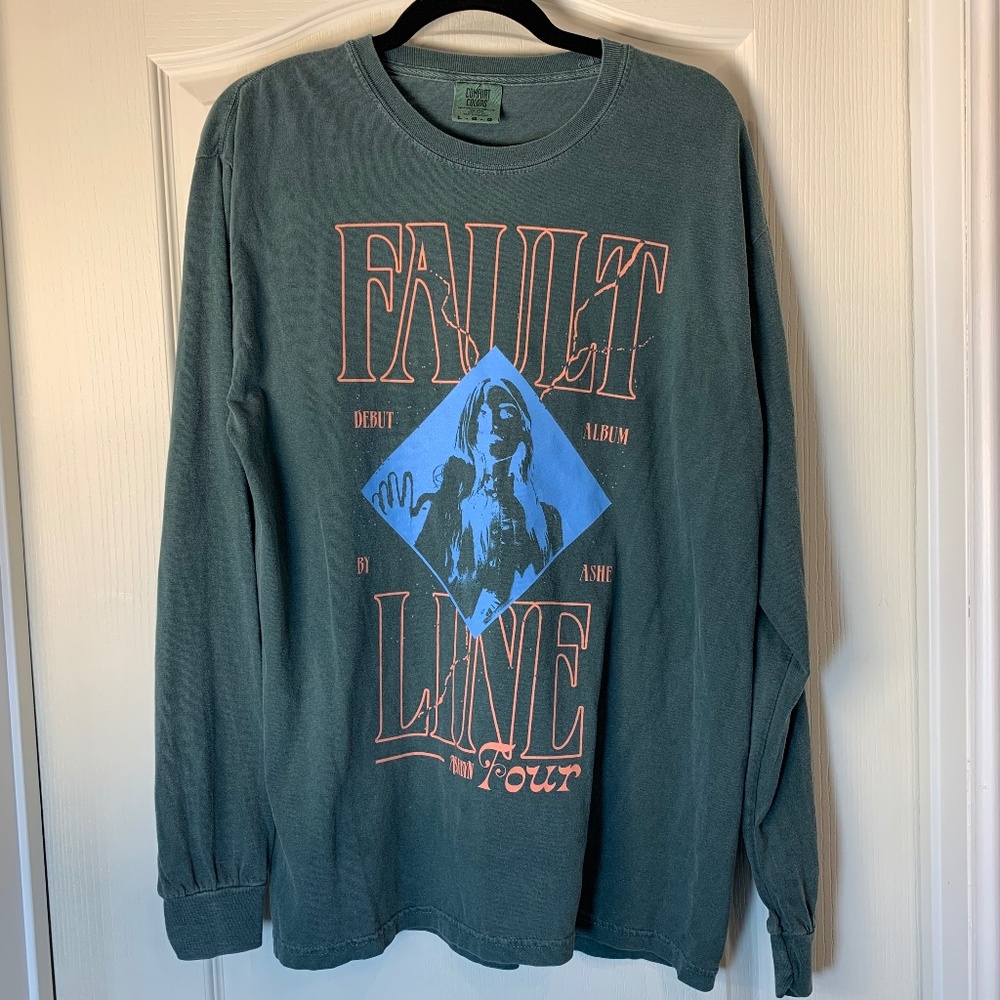 Ashe “Fault Line” Album Tour Tee – Authentic Concert Merch for Fans (L)